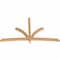 Ekena Millwork Davenport Timber Gable Bracket, Western Red Cedar, 96"W x 56"H x 3 1/2"D x 3 1/2"F, 14/12 Pitch GBW096X56X0404DAV00SWR - alternate 2